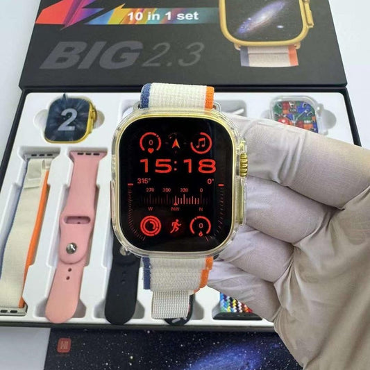 i40 Ultra2 Suit 7 Sets Colorful Straps Smart Watch