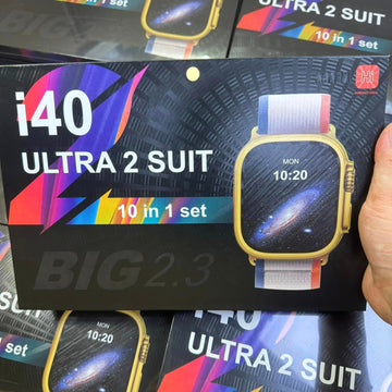 i40 Ultra2 Suit 7 Sets Colorful Straps Smart Watch